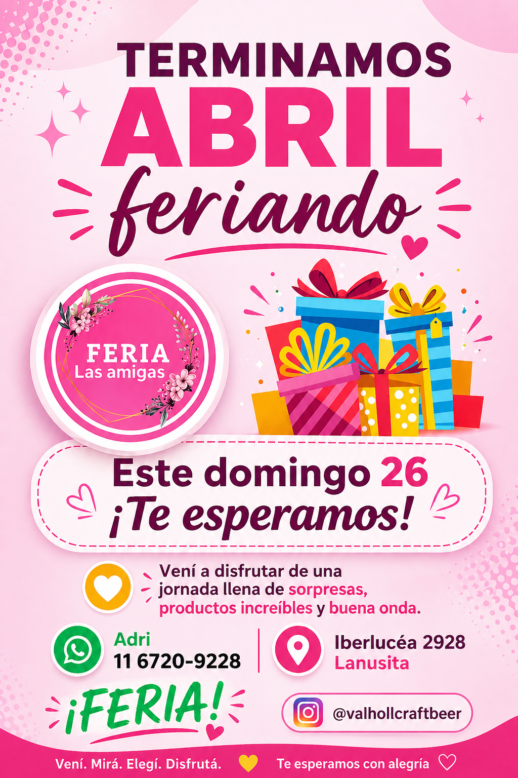 Portada de Feria Las amigas bar Valhöll