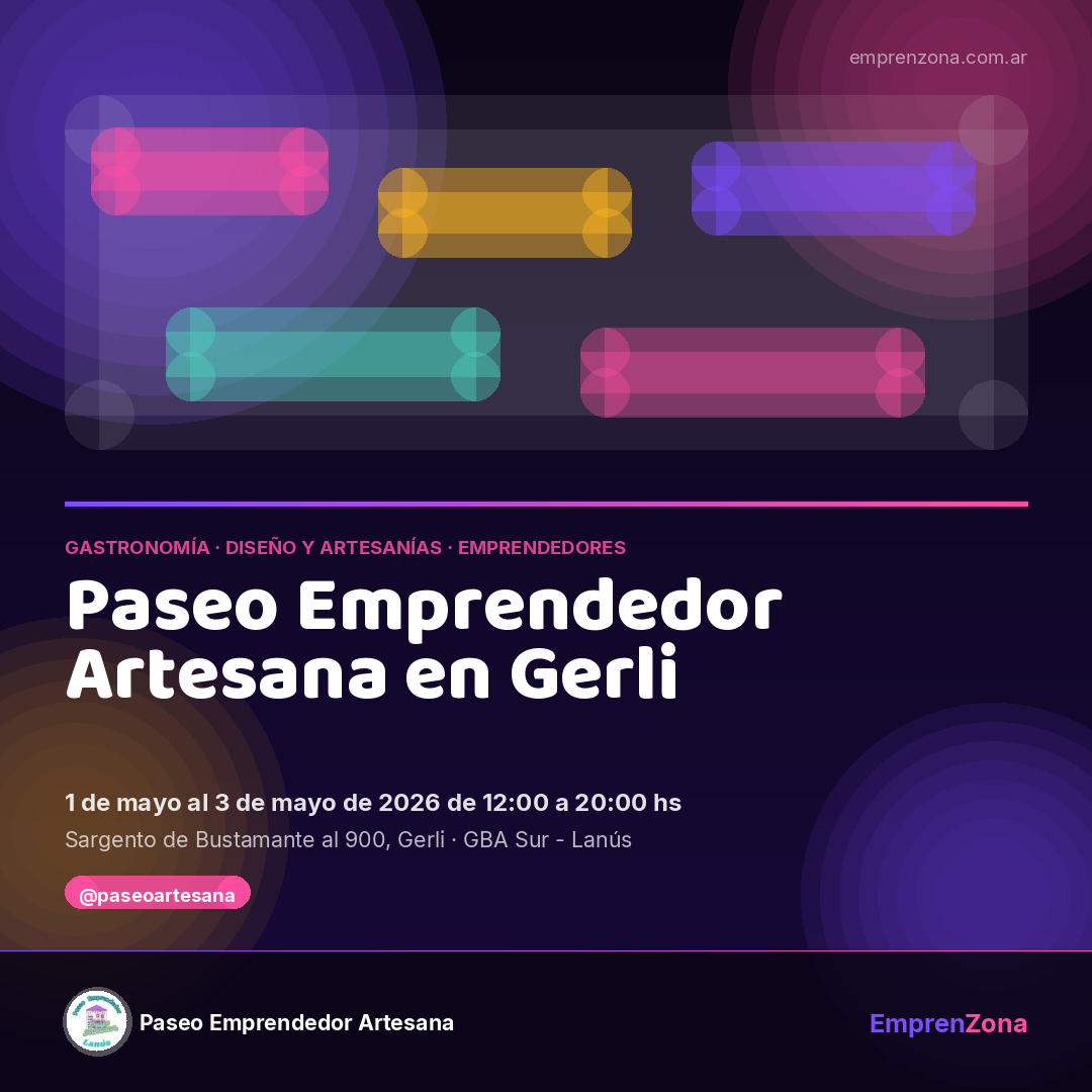 Portada de Paseo Emprendedor Artesana en Gerli