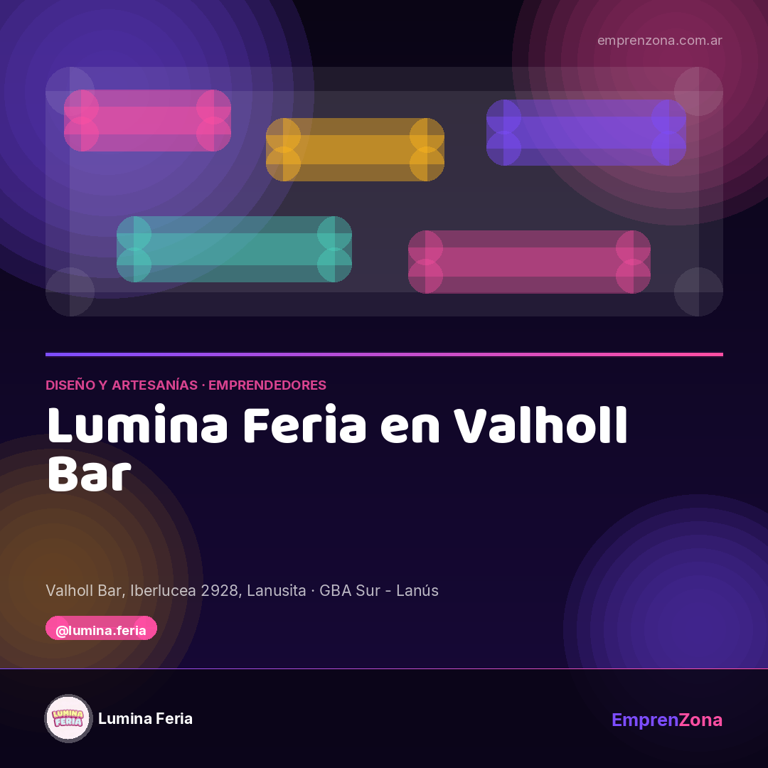 Portada de Lumina Feria en Valholl Bar
