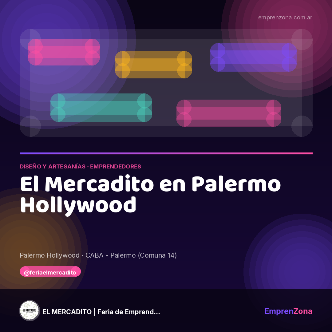 Portada de El Mercadito en Palermo Hollywood