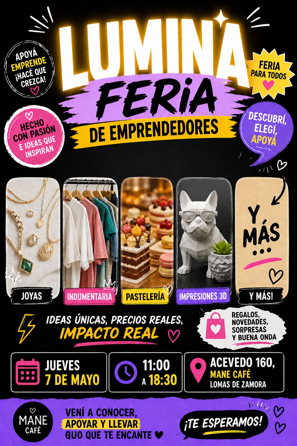 Portada de Lumina Feria en Mané Café